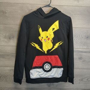 Pokemon Pikachu Hoodie Big Kids Boys Size XL